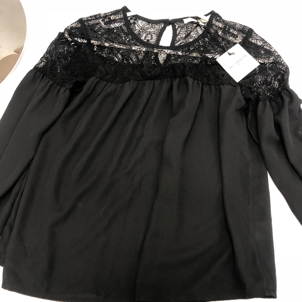 Free Generation Black Blouse